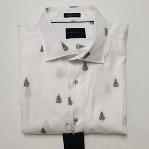 CALDER CARMEL Christmas Tree Limited Edition 1/200 Extra Large Men's Shirt NWT